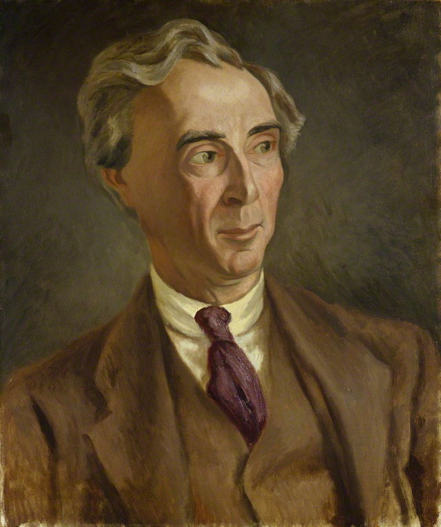 Bertrand Russell 1923, målning av Roger Fry